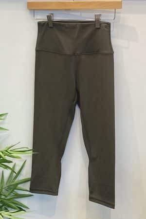 Capri Squat Proof Align Leggings - Olive