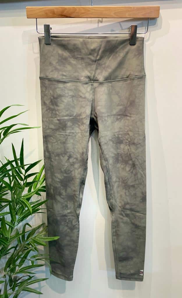 Squat Proof Align Leggings - Olive Tie Dye