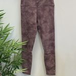 Squat Proof Align Leggings - Red Tie Dye