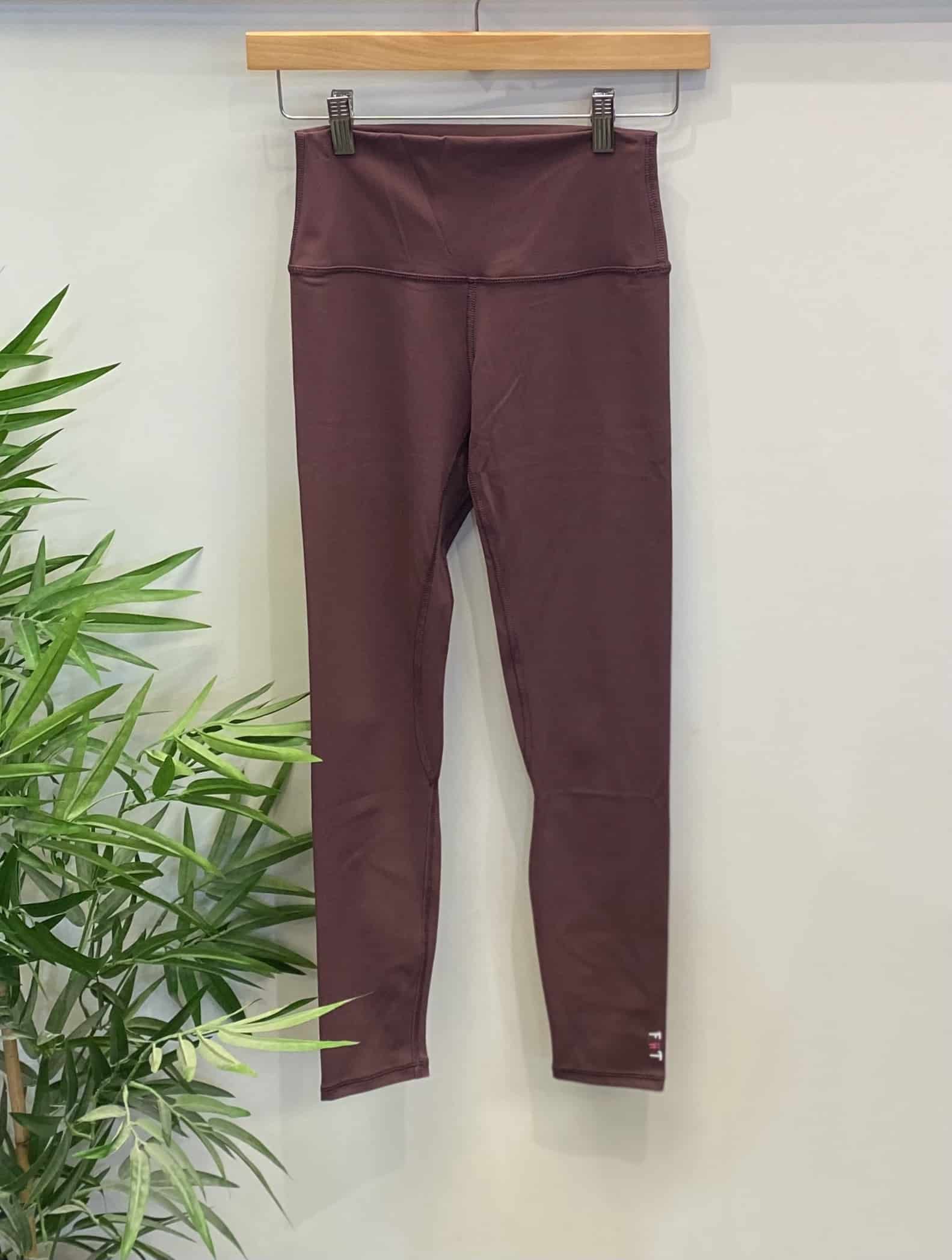Squat Proof Align Leggings - Dark Red
