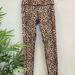 Squat Proof Align Leggings - Leopard Cream