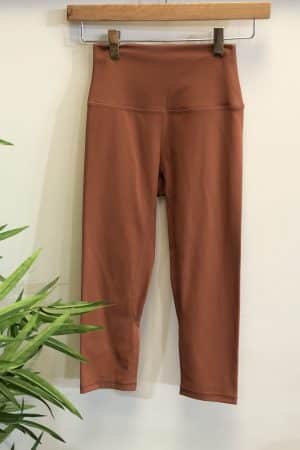 Capri Squat Proof Align Leggings - Coral