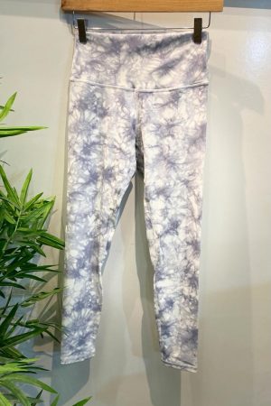 Squat Proof Align Leggings - White Tie Dye