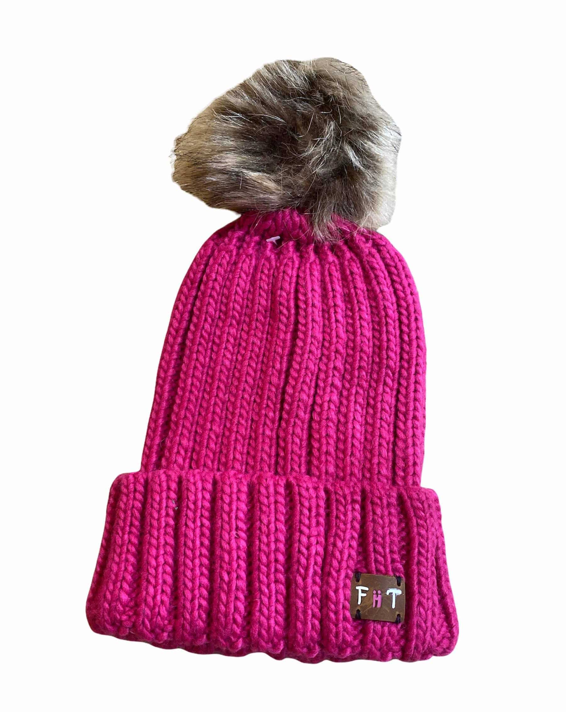 Pink Flush Bobble Beanie